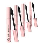 Golden Rose Smokey Lashes Mascara - Dumanlı Göz Makyajı İçin Belirginleştirici ve Dolgunlaştırıcı Siyah Maskara (4 paketi)