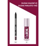 Golden Rose Sweet Kiss Meyveli Dudak Parlatıcısı No: 07 & Emily Dudak Kalemi No:215 Makyaj Seti