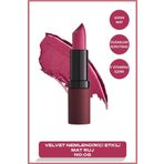 Golden Rose Velvet Matte Lipstick No: 08 - Yoğun Pigmentli Kadifemsi Mat Ruj