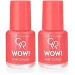 Golden Rose Wow Nail Color No:104 - Oje 2li paket