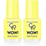 Golden Rose Wow Nail Color No:107 - Oje 2li paket