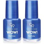 Golden Rose Wow Nail Color No:84 - Oje 2li paket