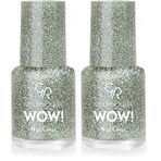 Golden Rose Wow Nail Color Oje Glitter No: 204 2li paket