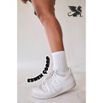 Golden Socks Erkek Beyaz Uzun Spor Tenis Çorap 6 Çift Rahat Nefes Alan Konforlu