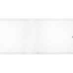 Golden Table Artdeco Siyah Nakışlı Krem Keten Runner