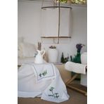 Golden Table Asia Bambu Nakışlı Keten Amerikan Servis 2'li Set
