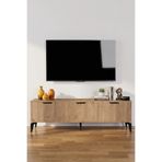 GOLDFALEZ TV Sehpası 160 cm TV Ünitesi Kapaklı Modern Şık Minimal Salon Konsolu Royal 5093 Sepet