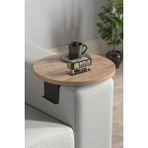 GOLDFALEZ Yan Sehpa Ayarlanabilir Tepsi Dekoratif Modern Tepsi Atlantik Çam - Ceviz