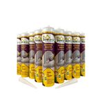 GOLDFİX HATFİX Silikonize Mastik - Beyaz Renk - 30 Adet (bir Koli)