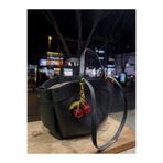 Goldies Bag Kadın Siyah Çift Kol Askılı Tote Shopper Yavru Çantalı Orta Boy El Ve Omuz Çantası Berlin