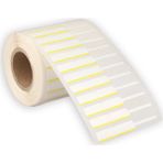 Goldist 10x76 mm Beyaz Sarı Çizgili Etiket