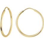 Goldkupe 14 Ayar 1.5 cm Şarnel Halka Küpe