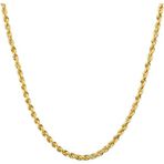 Goldkupe 14 Ayar 50 cm İnce Halat Altın Zincir Kolye