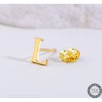 Goldkupe 14 Ayar Altın L Harf Küpe