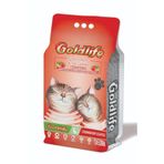 Goldlife 10 lt Active Carbonlu Çilek Kokulu Beyaz Bentonit Kedi Kumu