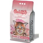 Goldlife 10 lt Bebek Pudralı Topaklanan Bentonit İnce Taneli Kedi Kumu