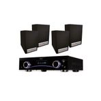 GOLDMASTER 4 Adet Hoparlör Anfi AV-313 Set Ev Sinema Sistemi