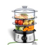 Goldmaster Dietist 800 Watt 8,4L Kapasite 60 Dakika Zamanlayıcı Bpa Free Buharlı Pişirici