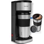 Goldmaster Flora Paslanmaz Termos Bardaklı Kişisel Filtre Kahve Makinesi