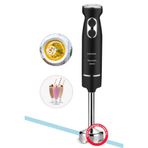 Goldmaster GM-7244S Maximix Siyah 1000 Watt 4 Bıçaklı Paslanmaz Çelik Turbo Hız Ayarlı El Blender