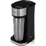 Goldmaster GM-7365 Çelik Termoslu Filtre Kahve Makinesi 450 ml Kapasite ile Hızlı Kahve Yapma - Siyah