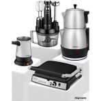 Goldmaster Hürrem Elektrikli Mutfak Çeyiz Seti 4 Lü Evlilik Paketi Inox - Gri