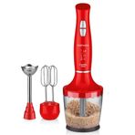 Goldmaster IN 6206K Fastmix 1000 W Kırmızı Blender Seti