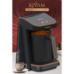 GoldMaster Kıvam ECO Siyah Geniş Hazneli Akıllı Yerleştirme Patentli Türk Kahve Makinesi GM-8380ES