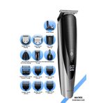 GOLDMASTER Matrix Led Ekranlı Kablolu Kablosuz Islak Kuru Ipx7 14 In 1 Full Standlı Erkek Bakım Seti Kiti