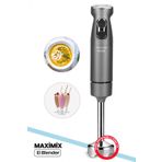 Goldmaster Maximix Antrasit Gri 1000 Watt 4 Bıçaklı Paslanmaz Çelik Turbo Hız Ayarlı El Blender