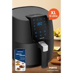 GOLDMASTER Porto Dijital Dokunmatik 10 Ön Ayarlı 4.5 Litre Airfryer Yağsız Kızartma Sıcak Hava Fritöz