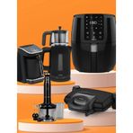 Goldmaster Starblack 21 Parça Airfryer Sıcak Hava Fritöz Avantajlı Elektronik Evlilik Paketi Elektrikli Mutfak Çeyiz Seti