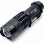 Goldorion Gold Orion Or-82 Şarj Edilebilir LED El Feneri | 10W | 14500 1300 Mah Pil | 3 Işık Modu - 1 ADET - Siyah