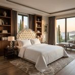 Goldroom Home Çizgili Pamuk Saten Nevresim Takımı - Beyaz - 200 x 220 cm