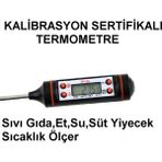 Goldsan Kalibrasyon Onaylı Termometre - Siyah
