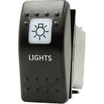 Goldsea Marin Anahtar Işık (Light) Swion Carling Switch Beyaz 12-24V Kırmızı Işık - Işık ( Switch Light )