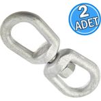 Goldsea Marine Tekne Fırdöndü Çelik Galvanizli - 2 ADET 5/16" (8mm)