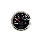 Goldsea Marine Tekne Hararet Göstergesi Siyah Kadran 12/24V Ø52 mm Sealux