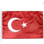 Goldsea Marine Tekne Türk Bayrağı Çift Katlı Saten Kumaş - 60 x 90 cm