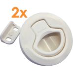 Goldsea Tekne Gömme Kulp Abs Plastik Beyaz Ø60MM 2 Adet