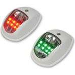 Goldsea Tekne SL10 Iskele Sancak Feneri Takım Beyaz 12V LED 60x100mm Sealux - Beyaz Gövde