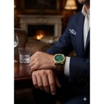 Goldwatches Versage Stil Erkek Kol Saati Gold Gümüş Yeşil Kadran Şık Çelik Erkek Kol Saati - Altın - Gümüş - Yeşil