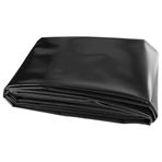 Gölet Astarı 2x4m 3x4m 5x6m 7x10m 8x12m 10x15m Gölet Astarı, Siyah HDPE Gölet Gömlekleri, Ağır Hizmet Bahçe Göleti Membranı Çeşmeler, Balık Havuzları, Su Bahçesi için Geçirimsiz Gölet Astarı (6x10m