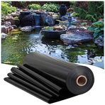 Gölet Astarı Bahçe Göleti Astarı 2x2m 3x7m 5x6m 6x8m Esnek Katlanabilir Gölet Astarı HDPE Gölet Sızıntı Önleyici Membran Film Şelale, Balık Havuzları, Bahçe Çeşmesi, Kolay Kesim (Boyut: 2x0m)