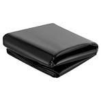 Gölet Astarı Esnek Bahçe Gölet Gömlekleri, HDPE 0.12 mm Gölet Liner Tarp Dayanıklı Membran Film Su Bahçesi, Koi Havuzları, Akarsular Çeşmeler, Siyah 2x2m 3x6m 4x5m 6x7m 8x10m (Boyut: 3x5m (10x13ft