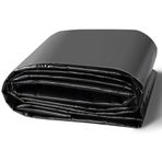 Gölet Astarı Siyah Gölet Astarı 4x6m 5x8m 6x10m 8x12m 10x15m HDPE Su Geçirmez Takviye Bahçeler, Koi ve Balık Havuzu, Çeşmeler için Havuz Astarı Gölet Astarı (6x10m (19,7x38ft))