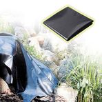 Gölet Astarı Siyah UV Dayanıklı Gölet Astar Altlığı 15m x 16m Balık Havuzları Çeşmeler için Kesilmiş Gölet Gömlekleri Su Bahçeleri ve Şelaleler Hava Koşullarına Dayanıklı Bahçe Göleti Brandası