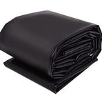 Gölet Liner Siyah HDEP Gölet Liner Koi Gölet Şelale Akışı Çeşmesi ve Bahçe Su Geçirmez Gölet Tarp Liner 1x1m/3x3ft