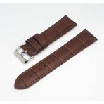 Golf 18mm Golf Marka Kahve Croco Hakiki Deri Saat Kordonu