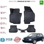 Golf 4 Araca Özel 3D Paspas 1997 1998 1999 2000 2001 2002 2003 2004 2005